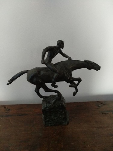 Bronze skulptur nackter reiter - bronze,
