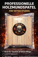 100x Holzmundspatel Einweg