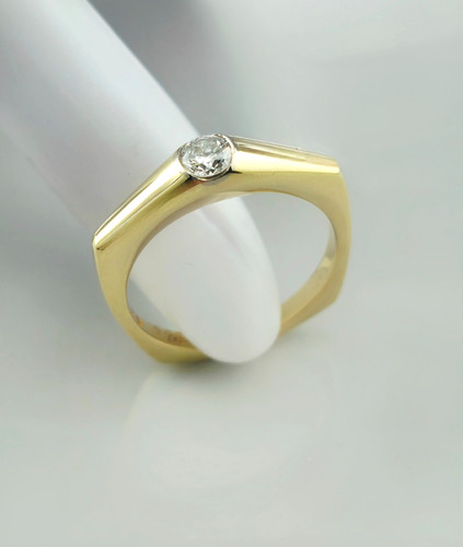 Solitär ring gold 585 - solitär,