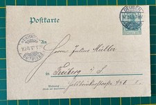 Ganzsache Deuben 17.05.1905