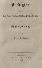 Schwab sermons Würzburg