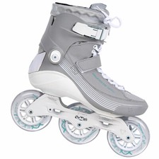 Powerslide Swell Glacier Lake 100 3D Adapt Inline-Skates Inliner 100mm/85A Grau