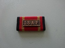 (S1-44) Bundeswehr Einsatzmedaille Ordensspange BW-Format  ISAF bronze