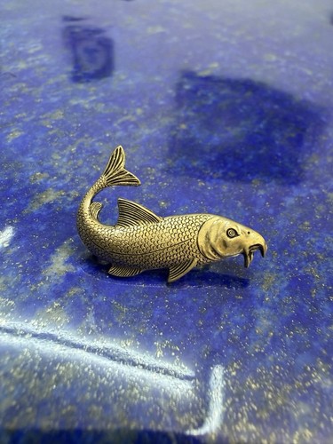Vintage fisch brosche - vintage, wels