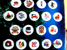 Original amerikanisches Kreuzstich Heft - Weihnachten - Ornamente