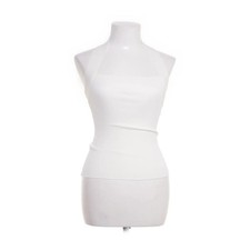 Zara, Neckholder Top, Größe: S, Weiß, Polyamid/Polyester, Einfarbig, Damen #eFh