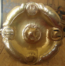 Alter Messing-Teller Lübeck