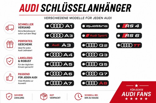 Schlüsselanänger audi a1 - audi, /a1