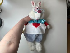 Weißes Kaninchen Alice im Wunderland white rabbit Disney Disneystore Plüschtier