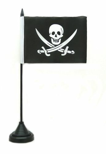 Fahne tischflagge pirat - tischflagge,