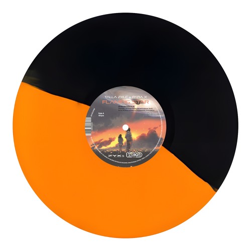Maxi vinyl talla 2xlc - 2xlc, flaming