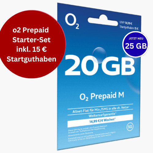 Prepaid sim karte - o2,