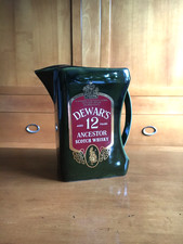 Dewar´s Scotch Whisky Karaffe Keramik Pitcher Wasserkrug Vintage Werbung PUB Bar
