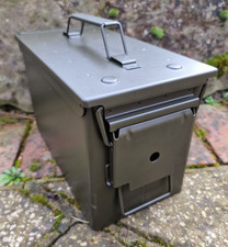 Echt Stahl Behälter Sicher Aufbewahrungsbox Wasserdicht Werkzeugkiste Angeln Neu