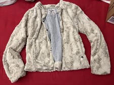 Mädchen Jacke Sweatjacke Kunstpelz Fake Fur Garcia Jeans Gr 164