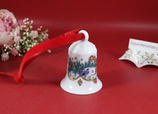 Hutschenreuther Sammelglocke Weihnachtsglocke 1981 Im Land der Wälder O. Winther