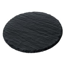 SCHIEFER  DEKOPLATTE. RUND