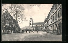 Ansichtskarte Amorbach, Schloßplatz 