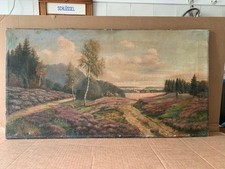 Heidemaler Bild Öl Leinwand