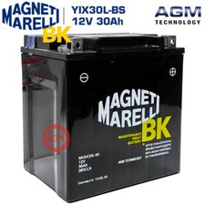 MAGNET AKKU MARELLI YIX30L-BS 30Ah MOTO GUZZI V50 Imola - V50 Monza 500