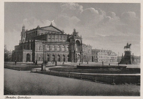 Dresden opernhaus - ak,