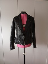 Schwarze Lederjacke von