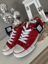 Fila Sneaker Rot Weiß Gr 38 Neu