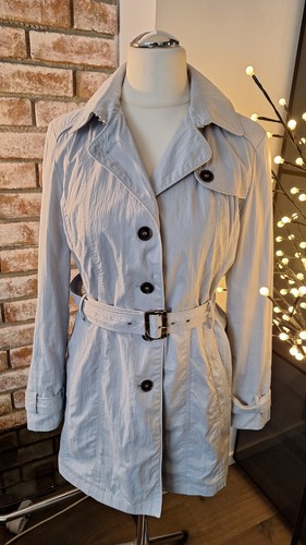 Damen trenchcoat hellblau - hellblau, 38