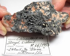 CHLOANTHIT mit BARYT Schacht