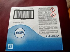 Febreze, Auto, Car, Lufterfrischer, Autoduft, Autoerfrischer, 6x2ml, Vanille,Neu