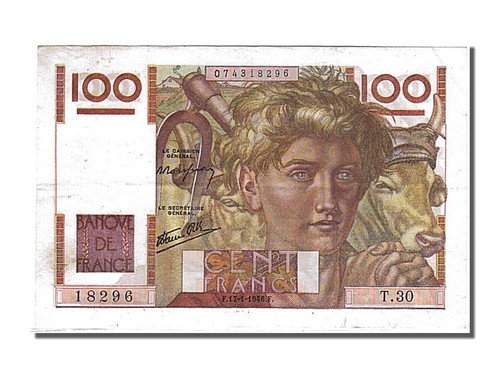 Geldschein frankreich 100 - geldschein,,