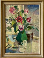 Ölbild Stillleben Interieur