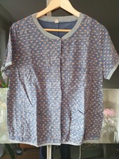 NEU Damen Shirt M/L zur Legging/Capri leicht ausgestellt KNÖPFE