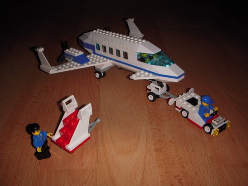 Lego stadt aircraft - and, ground
