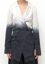 Wickelbluse ZARA Seide