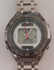 Tachometer Multifunktion Chronograph mit Solarzelle Herren Armbanduhr Datum 1ATM