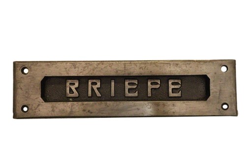 Antiker alter briefeinwurf - antiker,