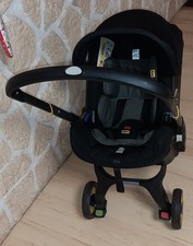 Babyschale Doona +Babyeinsatz doona+ Isofix doona+Wintersack, schwarz,