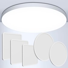 LED Deckenlampe Panel Deckenleuchte Schlafzimmer Bad Wohnzimmer Flurlampe IP44