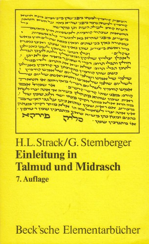Buch einleitung talmud und - einleitung, in