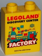 LEGO LEGOLAND Sammelstein FACTORY 2012 DISCOVERY CENTER #43