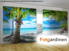 Fotogardinen "Palme" Vorhang