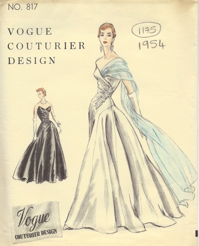 1954 vintage vogue nähen - vogue,