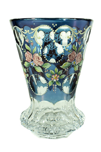 Böhmen glas fussbecher - glas,