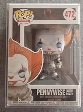 Funko Pop IT Pennywise with boat Blue Eyes # 472 OVP aus dem Film ES