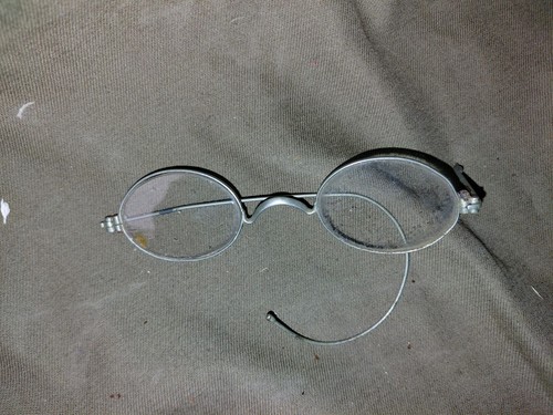 Brille antik rundbügel 10er - antik,