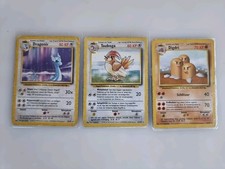 Dragonir, Tauboga, Digdri Base Set Pokemon Sammlung Vintage