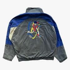 Vintage 90s Men's Ice Hockey 1995 Sweden World Championship Faded Jacket, Track