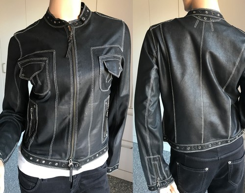 Marc cain echtleder bikerjacke - marc,