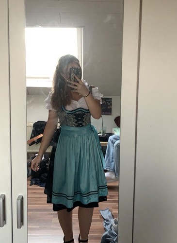 Landhaus dirndl kleid schürze - kleid,